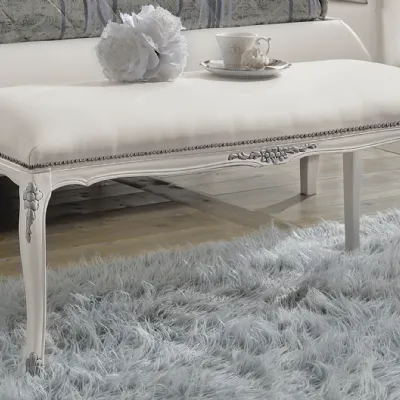 Pouf classico modello Elena Artigianale in Offerta Outlet