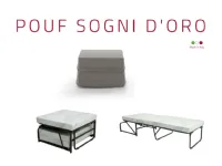 Pouf in tessuto Pouf-letto Sogni d'oro a marchio Marettomarflex a prezzo scontato