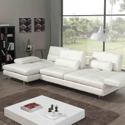 PROMO DIVANO SERENA PELLE CHAISE LONGUE SCONTATO 47%