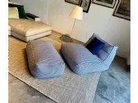 Poltrona relax in Tessuto Poltrona e pouff zoe Verzelloni in offerta
