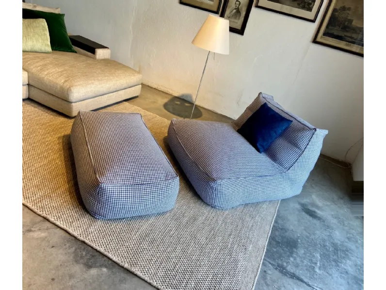 Poltrona relax modello Poltrona e pouff zoe a marchio Verzelloni a prezzi convenienti