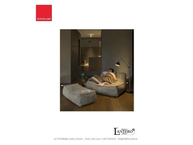 Poltrona relax Poltrona e pouff zoe Verzelloni a prezzo Outlet