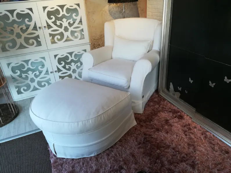 Poltrona Schiumacon movimento relax a marchio Tre ci salotti con uno sconto speciale