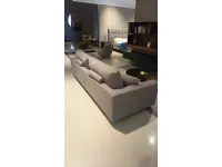 Divano Lineare in Tessuto sfoderabile  Norman  di Doimo salotti 