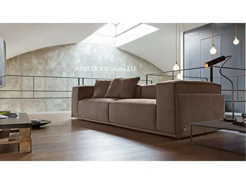 Divano Lineare Roland Doimo salotti in Offerta Outlet a 4015 Euro