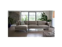 Divano Gregory con penisola Doimo Salotti, sconto 35%! Outlet.