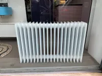 Piccoli elettrodomestici Artigianale Vasco radiatore retr vintage 50 d220 in acciaio - bianco - l.97,8 h.60 p.22 cm in Offerta Outlet