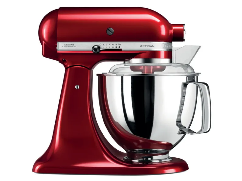 Robot da cucina KitchenAid modello 5KSM175. Robot da cucina in metallo disponibile in tanti colori diversi.