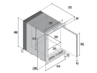 Frigorifero 9010 Fabbricatore di ghiaccio da incasso vitrifrigo modello im xt ocx2 hydro ad un prezzo mai cos piccolo