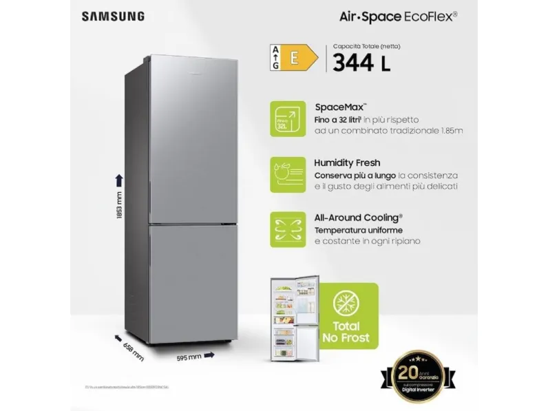 Frigorifero Samsung Samsung fs  rb33b610esa/ef  ad un prezzo mai cos piccolo