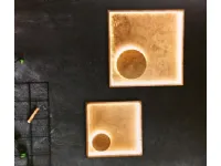Illuminazione Fabas Luce modello Fano 3421-23-323 in Metallo rivestito in Vera Foglia Oro,Lampade da parete e da soffitto, alimentazione a led