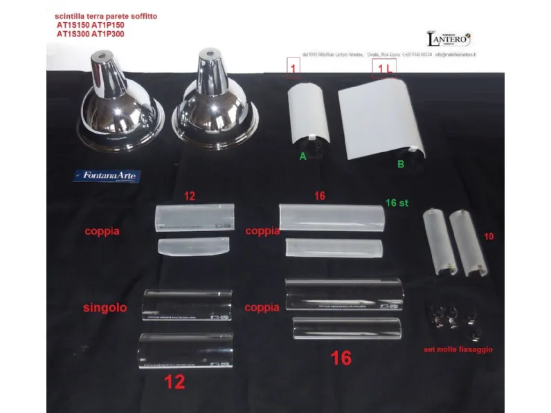 Da parete applique stile Design Parti di ricambio lampade fontana arte Fontana arte in saldo