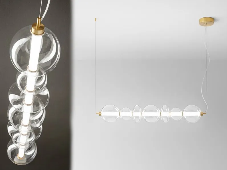 A sospensione stile Moderna 8164 tr lc  perenz sospensione led 50w Collezione esclusiva in saldo