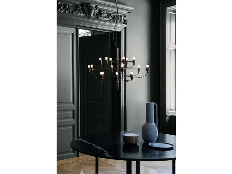 A sospensione 2097/18 (frosted bulbs) Flos in Offerta Outlet 
