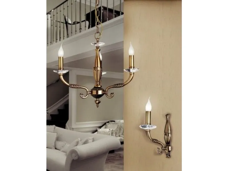 Lampada Collezione esclusiva 7211/3 ditta lam a PREZZI OUTLET