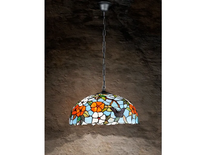 Lampada Collezione esclusiva Butterfly t1000 s tiffany perenz a PREZZI OUTLET
