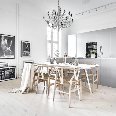 A sospensione 2097/30 (frosted bulbs) Flos in Offerta Outlet 