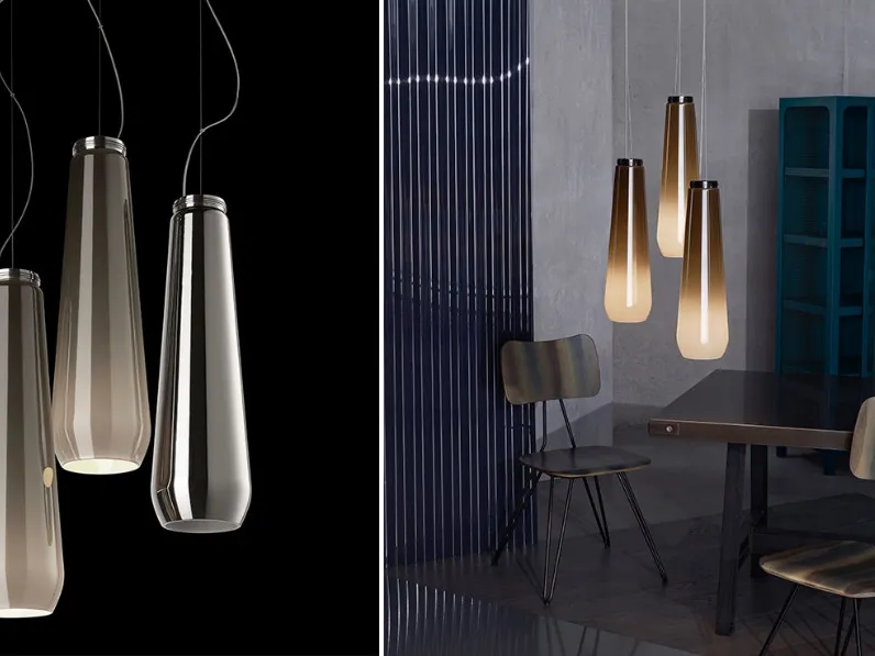 Lampada a sospensione Glass drop Foscarini in Offerta Outlet