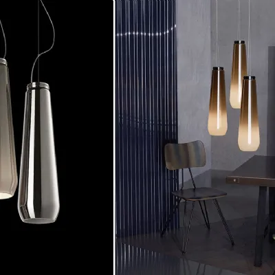 Lampada a sospensione Glass drop Foscarini in Offerta Outlet