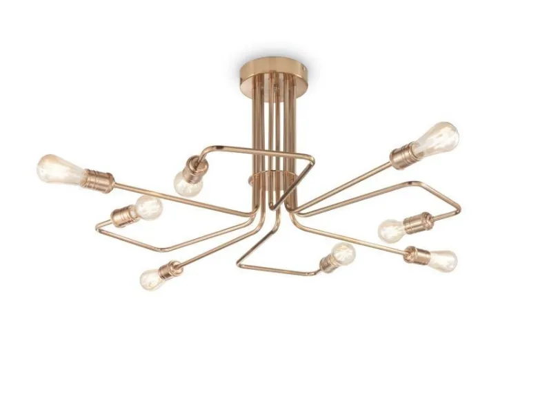 Lampada a sospensione Ideal lux Triumph lampadario, stile industriale stile Moderno con forte sconto