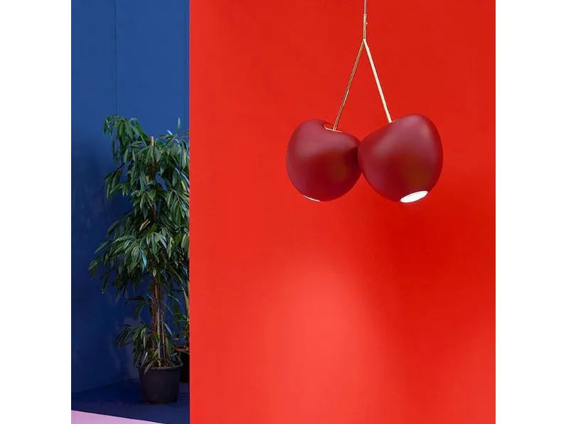 Lampada a sospensione Cherry qeeboo Artigianale in Offerta Outlet 