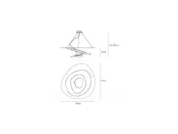 Lampada Collezione esclusiva Pirce sospensione led 44w artemide a PREZZI OUTLET