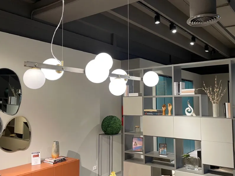 Lampada a sospensione in metallo Planeta Cattelan italia a prezzo Outlet