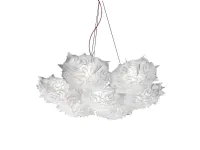 Lampada a sospensione Veli 7 suspension opal  Slamp a prezzo Outlet 