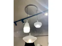 Lampada a sospensione in vetro Penta glo bianco  Pentalight a prezzo scontato