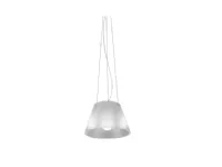 Lampada a sospensione in vetro Romeo moon suspension 1 Flos a prezzo Outlet