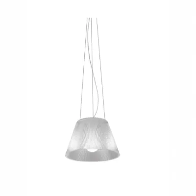 Lampada a sospensione in vetro Romeo moon suspension 1 Flos a prezzo Outlet