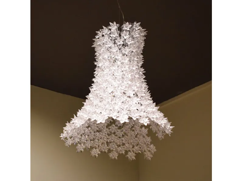 Lampada a sospensione in altro Bloom  Kartell in Offerta Outlet