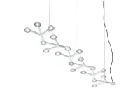 A sospensione Collezione esclusiva Led net line 125 45w  artemide Bianco a prezzi outlet