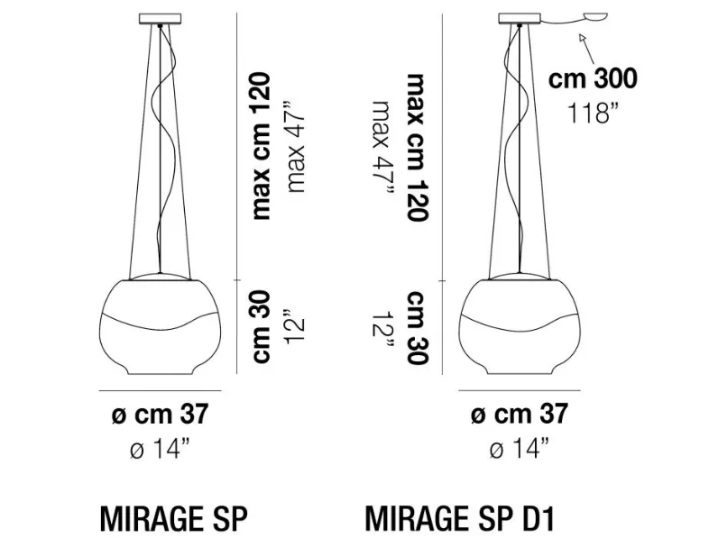 Lampada Vistosi Mirage s/p a PREZZI OUTLET