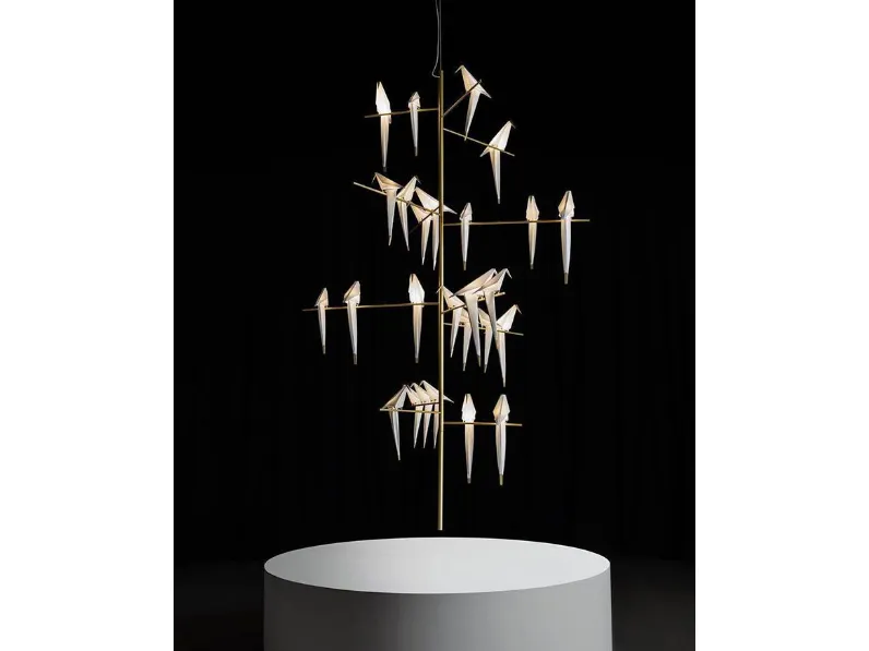 Lampada a sospensione Moooi Perch light tree Argento a prezzi convenienti