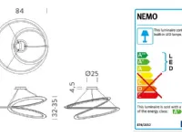 Lampada a sospensione Kepler minor  Nemo a prezzo scontato 