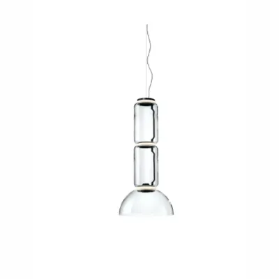 Lampada a sospensione Noctambule suspension 2 low cylinder and bowl Flos con un ribasso esclusivo