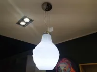 Lampada a sospensione Ondaluce Ritz Bianco con forte sconto