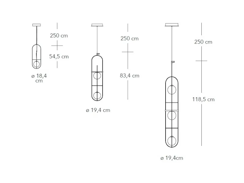Lampada Setareh Fontana Arte a prezzo Outlet.