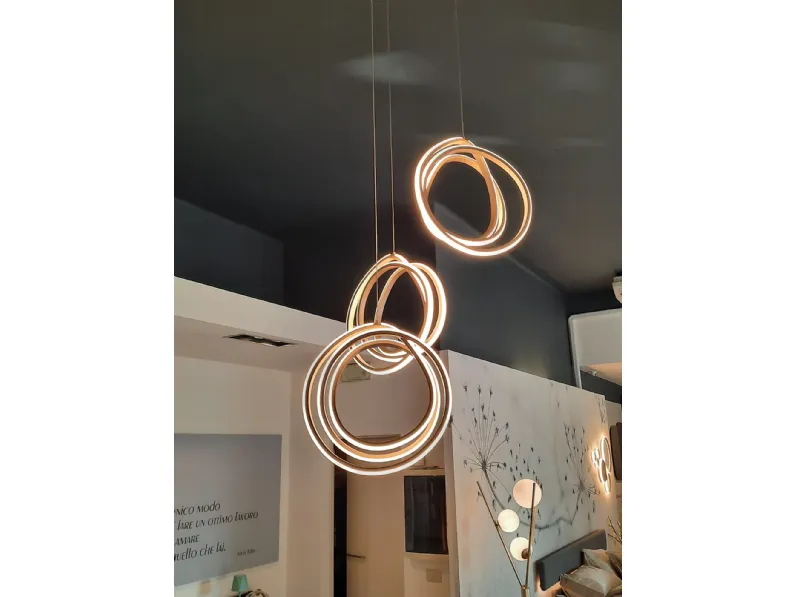 A sospensione Ondaluce So golden  Altri colori con forte sconto