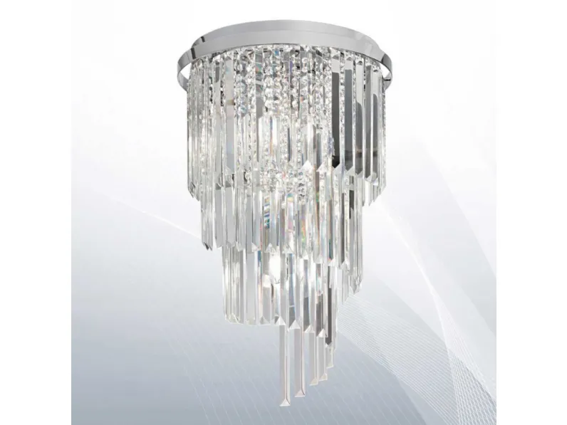 Offerta lampada a sospensione Ideal lux Carlton 168920 8 luci. Trasparente. Acquista ora!