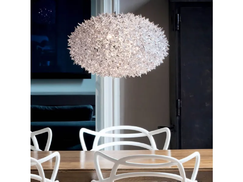 Lampada a sospensione Kartell Bloom Trasparente in offerta