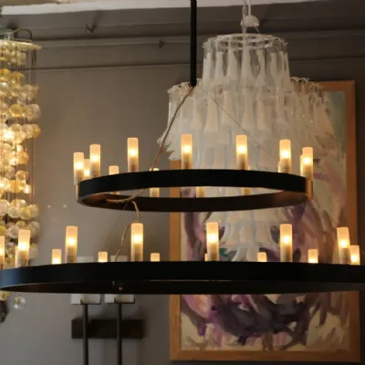 Offerta Outlet: Lampada a sospensione Chandelier Fontana Arte