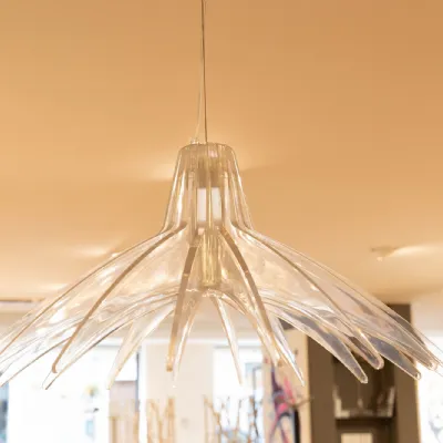 Lampada Lampadario trasparente  Artigianale in OFFERTA OUTLET