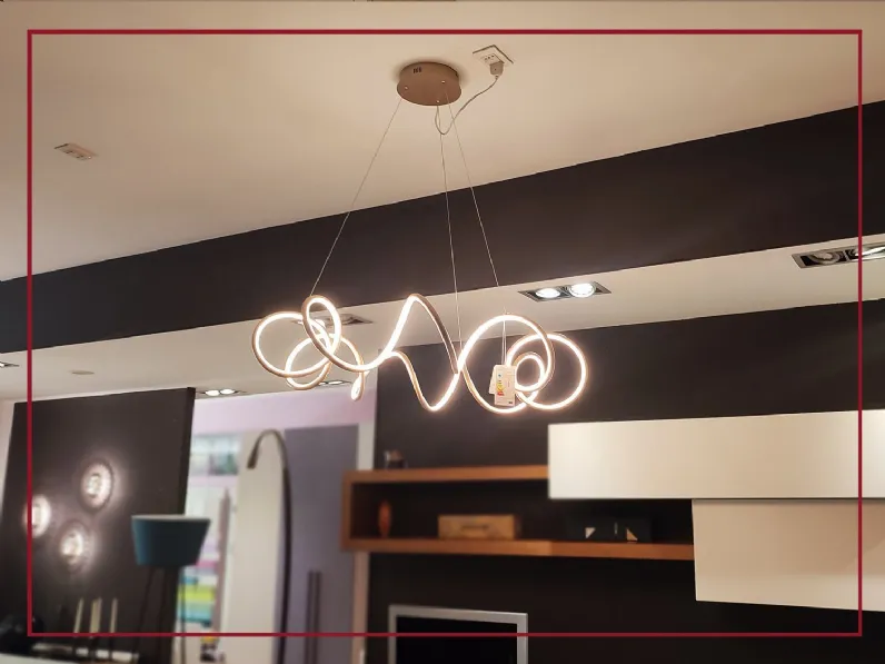 Lampada a sospensione stile Design Lap Ondaluce in offerta outlet