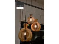 Lampada a sospensione stile Design Laser Artigianale in offerta outlet