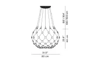 Outlet: Lampada Mesh Luceplan d86npi a prezzo scontato!