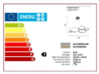 Lampada a sospensione Ondaluce Pois stile Design a prezzi convenienti