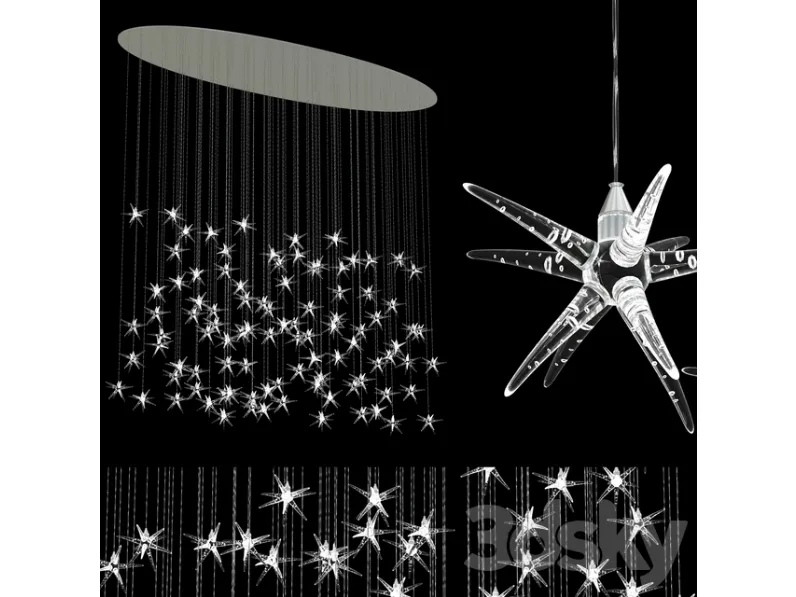 Lampada a sospensione stile Design Stella lampadario Reflex angelo scontato