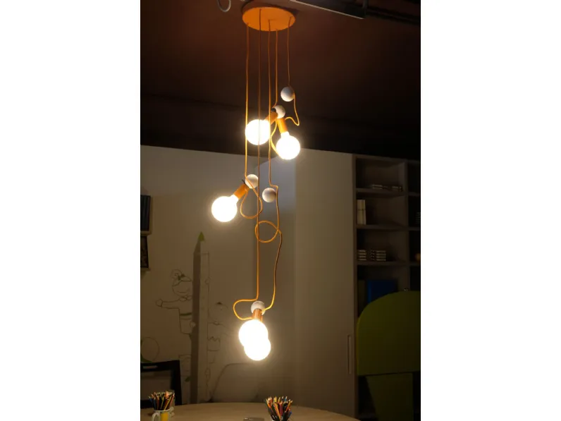 Lampada a sospensione stile Moderno Filotto  Artigianale in offerta